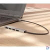 Kép 6/7 - USB elosztó-HUB, 4 port, USB 2.0, TRUST "Halyx", ezüst