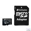 Kép 2/2 - Memóriakártya, microSDXC, 128GB, CL10/U1, 90/10 MB/s, adapter, VERBATIM "Premium"
