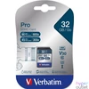 Kép 1/2 - Memóriakártya, SDHC, 32GB, CL10/U3, 90/45MB/sec, VERBATIM "PRO"