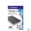Kép 1/4 - 2,5" HDD (merevlemez), 2TB, USB 3.1, jelszavas titkosítás, VERBATIM "Secure Portable", fekete