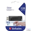 Kép 1/4 - Pendrive, 128GB, USB 2.0, VERBATIM "Slider", fekete
