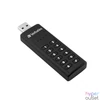 Kép 3/4 - Pendrive, 128GB, USB 3.2, titkosítás, 160/130Mb/s, VERBATIM "Keypad Secure"