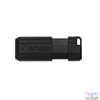 Kép 3/5 - Pendrive, 128GB, USB 2.0, 10/4MB/sec, VERBATIM "PinStripe", fekete