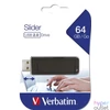 Kép 1/3 - Pendrive, 64GB, USB 2.0, VERBATIM "Slider", fekete