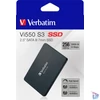 Kép 1/3 - SSD (belső memória), 256GB, SATA 3, 460/560MB/s, VERBATIM "Vi550"