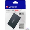 Kép 1/3 - SSD (belső memória), 1TB, SATA 3, 500/520MB/s, VERBATIM "Vi550"