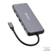 Kép 1/7 - USB elosztó-HUB, USB-C PD/2xHDMI/VGA/LAN/3xUSB/USB-C/2xUSB 2.0/SD/mSD/3,5jack VERBATIM
