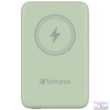 Kép 3/3 - Hordozható akkumulátor, vezeték nélküli töltés, 10000 mAh, VERBATIM "MCP-10, zöld