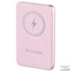 Kép 3/4 - Hordozható akkumulátor, vezeték nélküli töltés, 10000 mAh, VERBATIM "MCP-10, rózsaszín
