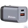 Kép 3/8 - Hálózati töltő, 1xUSB-C PD (35W), USB-A QC 3.0, EU/UK/US, GaN, VERBATIM