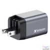 Kép 5/8 - Hálózati töltő, 1xUSB-C PD (35W), USB-A QC 3.0, EU/UK/US, GaN, VERBATIM