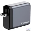 Kép 3/5 - Hálózati töltő, 2xUSB-C PD (140W), USB-C PD (20W), USB-A QC 3.0, EU/UK/US, GaN, VERBATIM
