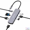 Kép 3/4 - USB elosztó-HUB, USB-C PD/2xHDMI/3xUSB-A/SD/mSD, VERBATIM