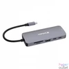 Kép 1/5 - USB elosztó-HUB, 2xUSB-C/1xHDMI/3xUSB-A/RJ45/SD/mSD, VERBATIM