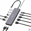 Kép 4/6 - USB elosztó-HUB, 2xUSB-C PD/2xHDMI/DP/6xUSB-A/RJ45/audio, VERBATIM