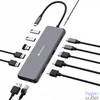 Kép 4/6 - USB elosztó-HUB, 2xUSB-C PD/2xHDMI/DP/6xUSB-A/RJ45/audio, VERBATIM