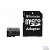 Kép 2/3 - Memóriakártya, microSDXC, 256GB, CL10/U3/A2, 100/90 MB/s, adapter, VERBATIM "PRO"