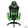 Kép 2/4 - Gamer szék, derékpárnával, fejpárnával, zöld