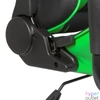 Kép 3/4 - Gamer szék, derékpárnával, fejpárnával, zöld