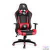 Kép 1/4 - Gamer szék, derékpárnával, fejpárnával, piros
