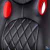 Kép 2/5 - Gamer szék karfával, fekete / piros, 71 x 53 cm / 53 x 47 cm