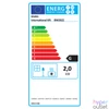 Kép 4/5 - Elektromos fali kandalló, hősugárzó + LED, 91 x 15 x 56 cm