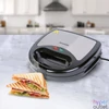 Kép 6/6 - Szendvicssütő - 3 az 1-ben - 220-240V - 800W - ezüst/fekete