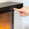Kép 5/5 - Elektromos kandalló - 180° - hősugárzó + LED - 37 x 22 x 56 cm
