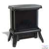 Kép 2/5 - Elektromos kandalló - 180° - hősugárzó + LED - 36 x 21,5 x 36 cm