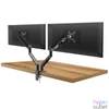 Kép 2/5 - Monitor&TV tartókonzol, dupla karos, teleszkópos, asztallapra rögzíthető