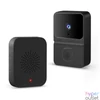 Kép 1/3 - Smart videó kaputelefon szett, Wi-Fi-s, akkumulátoros, HD, fekete