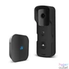 Kép 1/5 - Smart Wi-Fi-s videó kaputelefon szett, akkumulátoros, MicroSD, FHD, PIR, fekete