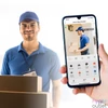 Kép 2/5 - Smart Wi-Fi-s videó kaputelefon szett, akkumulátoros, MicroSD, FHD, PIR, fekete