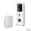 Kép 1/5 - Smart Wi-Fi-s videó kaputelefon szett, akkumulátoros, MicroSD, FHD, PIR, fehér
