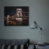 Kép 2/2 - LED-es fali hangulatkép, "Lánchíd",  2 x AA, 38 x 48 cm