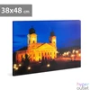 Kép 1/2 - LED-es fali hangulatkép, "Nagytemplom Debrecen",  3 x AA, 38 x 48 cm