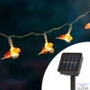 Kép 3/5 - LED szolár fényfüzér, méhecske, 2,3 m, 20 LED, melegfehér