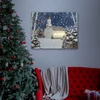 Kép 2/2 - LED-es fali hangulatkép, téli táj,  2 x AA, 48 x 38 cm