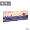 Kép 1/2 - LED-es fali hangulatkép, "New York",  2 x AA, 38 x 78 cm