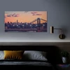 Kép 2/2 - LED-es fali hangulatkép, "New York",  2 x AA, 38 x 78 cm