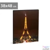 Kép 1/2 - LED-es fali hangulatkép, "Eiffel torony",  2 x AA, 38 x 48 cm
