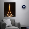 Kép 2/2 - LED-es fali hangulatkép, "Eiffel torony",  2 x AA, 38 x 48 cm