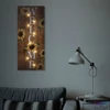 Kép 2/2 - LED-es hangulatkép, "Welcome", fali akasztóval, 2 x AA, 30 x 70 cm
