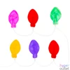 Kép 2/3 - Karácsonyi LED-es fényfüzér, gél ablakmatrica, 6 LED, 2 x AA
