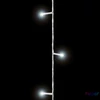 Kép 4/5 - Fényfüzér, 50 db LED, hidegfehér, hálózati, 5 m, 8 program