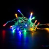 Kép 3/5 - Fényfüzér, 50 db LED, színes, hálózati, 5 m, 8 program