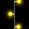 Kép 4/5 - Fényfüggöny, 200 db LED, melegfehér, hálózati, IP44, 4,2 m, 8 program