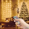 Kép 1/5 - Fényfüggöny, 100 db melegfehér microLED-del, 3 x 1 m, 230V, távirányítós