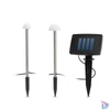 Kép 2/4 - LED-es szolár lámpa, 12 db mini gomba, melegfehér, 28,5 cm x 4 m