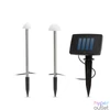 Kép 2/4 - LED-es szolár lámpa, 12 db mini gomba, melegfehér, 28,5 cm x 4 m